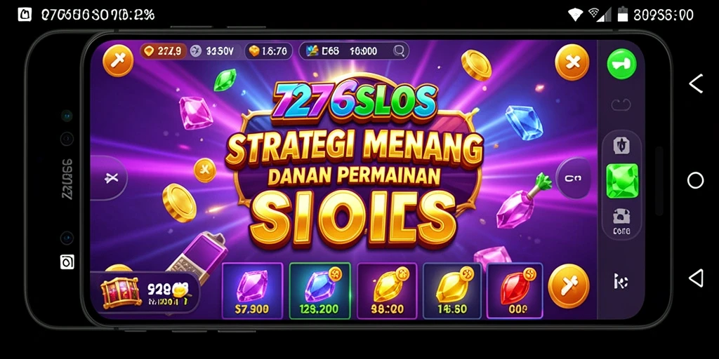 Tampilan dinamis permainan strategi 7276SLOTS yang menantang.
