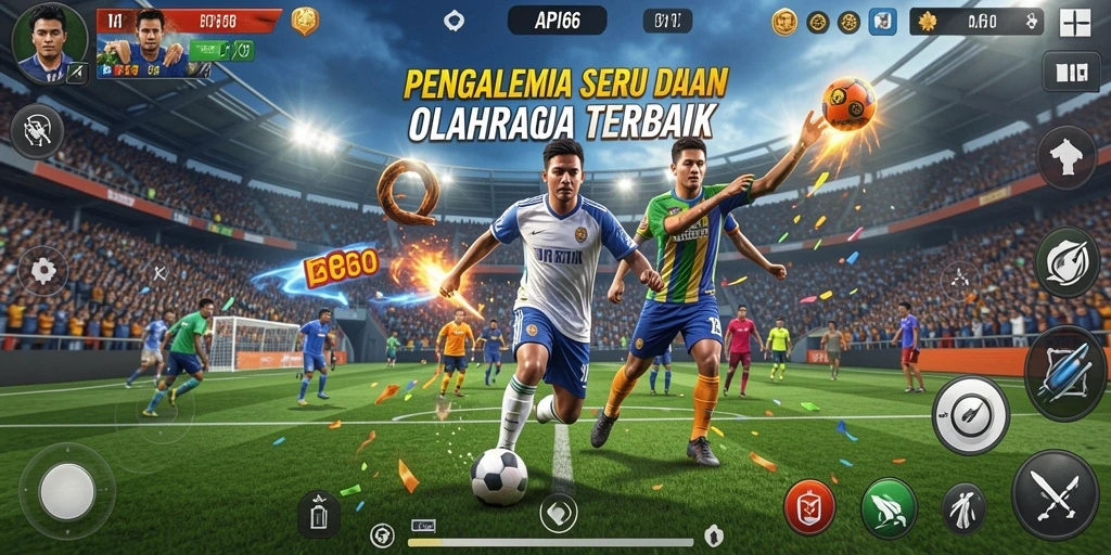 Screenshot API66 menunjukkan tampilan intuitif dan fitur taruhan yang lengkap.
