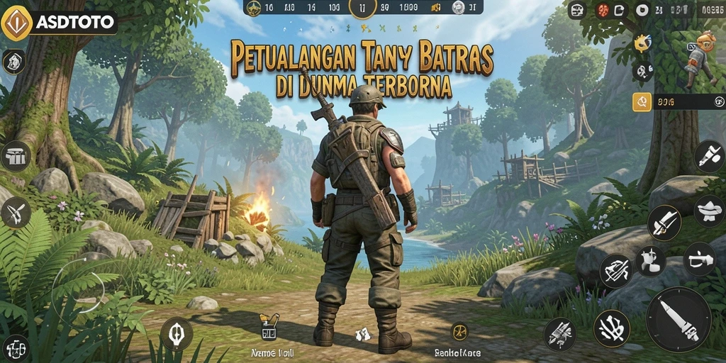 Tangkapan layar utama ASDTOTO menampilkan pemain menjelajahi dunia terbuka yang menakjubkan.