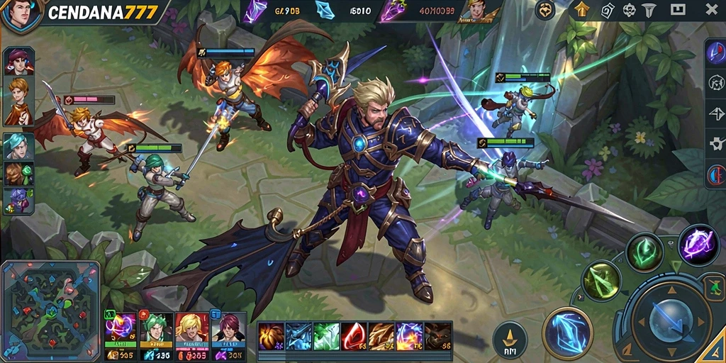 Gameplay intens dengan karakter unik dalam CENDANA777.