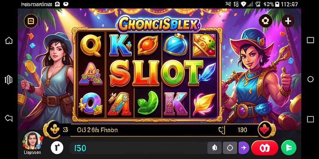 Tampilan gameplay F32 yang mendebarkan dengan simbol slot berharga.