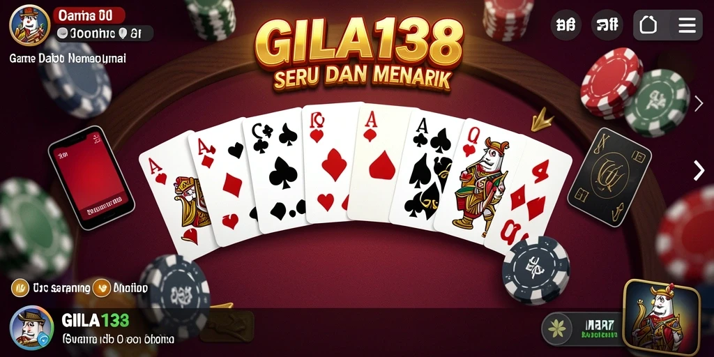 Tampilan gameplay GILA138 yang seru dan menarik.