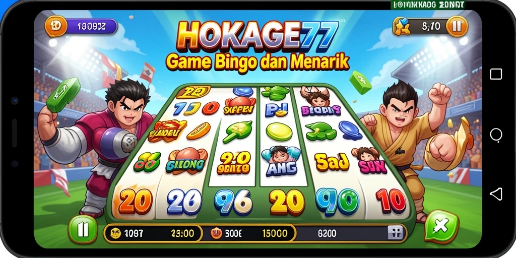 Screenshot HOKAGE77 menampilkan gameplay Bingo yang seru dan interaktif.