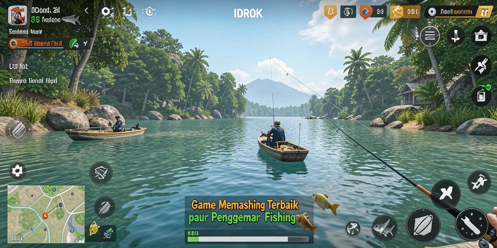 Tangkapan ikan yang memukau dalam gameplay IDROK.