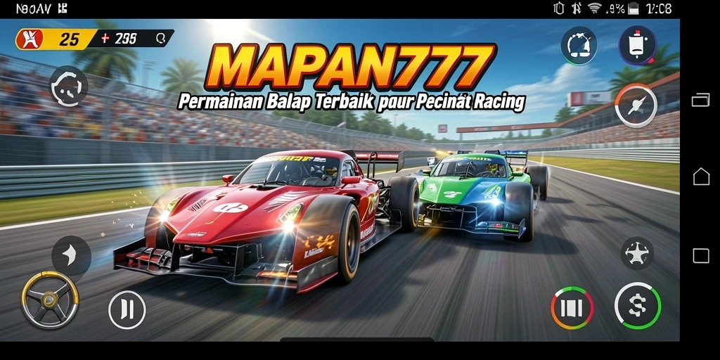 Gameplay balap yang mendebarkan di MAPAN777.