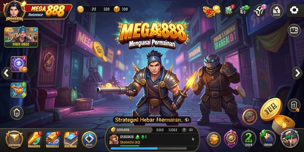 Tangkapan layar dari gameplay MEGA888 yang menunjukkan taktik strategi.