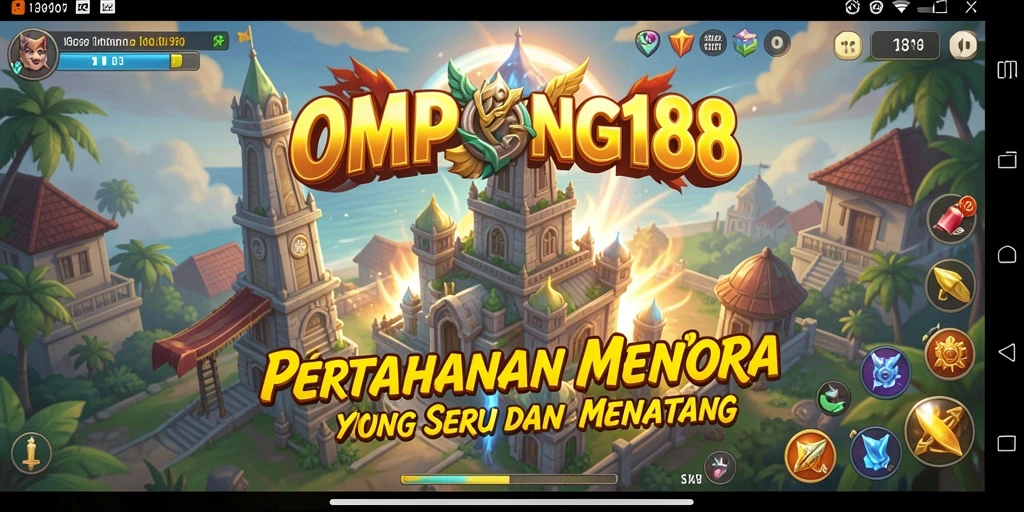 Gameplay menara bertahan yang mendebarkan dan menyenangkan.