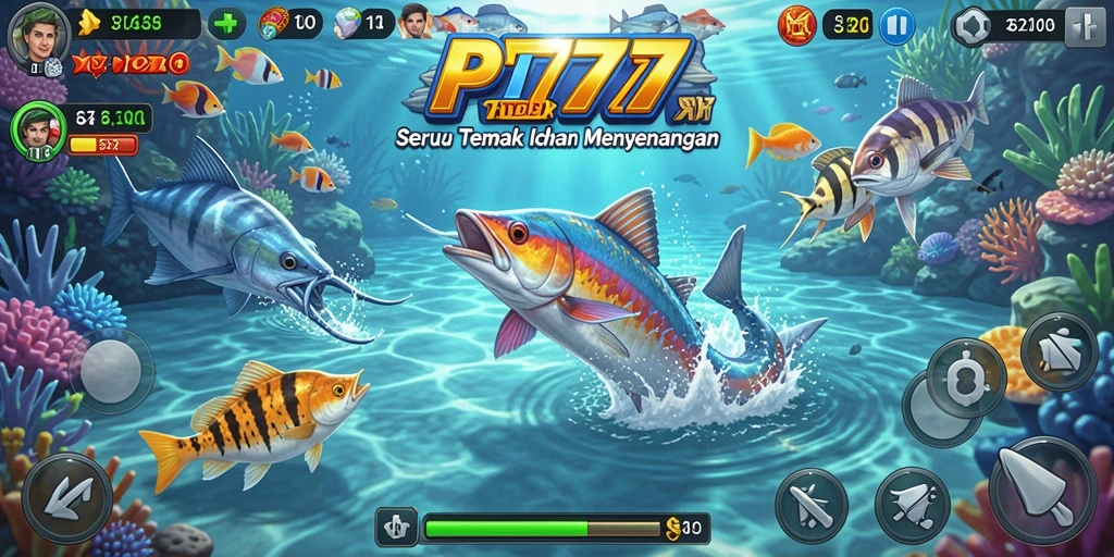 Tampilan gameplay PT777 yang menarik dan penuh aksi Tembak Ikan.