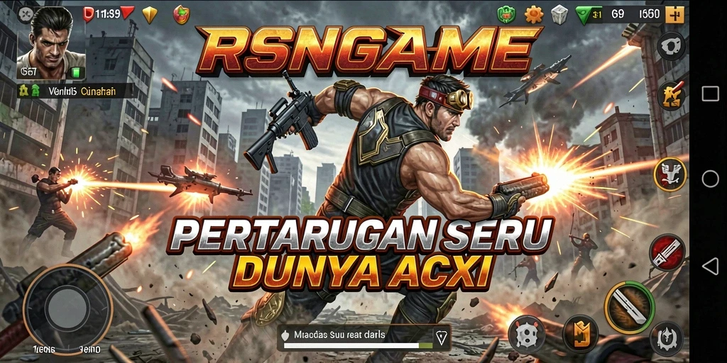 Tampilan permainan RSNGAME dengan aksi mendebarkan dan grafis luar biasa.