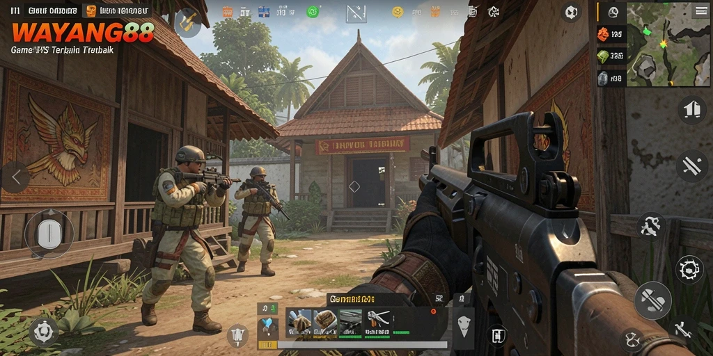 Tampilan seru dari gameplay WAYANG88 yang penuh aksi.